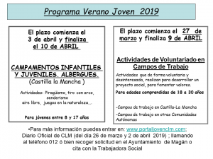 Verano Joven 2019
